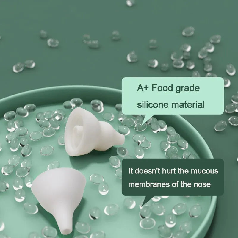 Obstrução nasal dos bebê acabou, com o novo queridinho das mamães - Aspirador nasal elétrico e silencioso